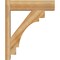 Ekena Millwork Merced Block Rough Sawn Outlooker, Western Red Cedar, 6"W x 20"D x 24"H OUT06X20X24MRC05RWR - alternate 3